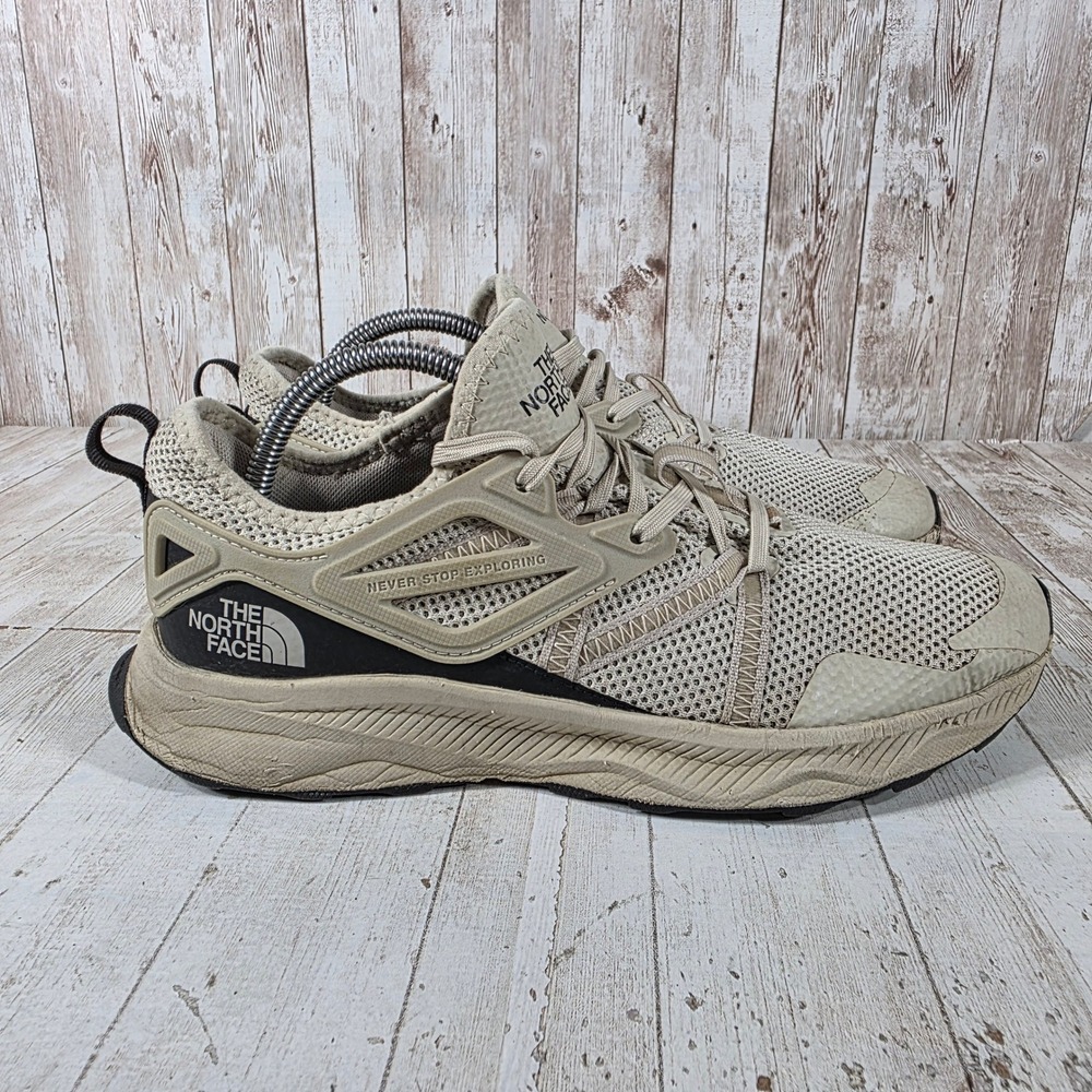 The North Face VECTIV Taraval Mens Hiking Shoes Sand Black NF0A7W5S Size 8.5